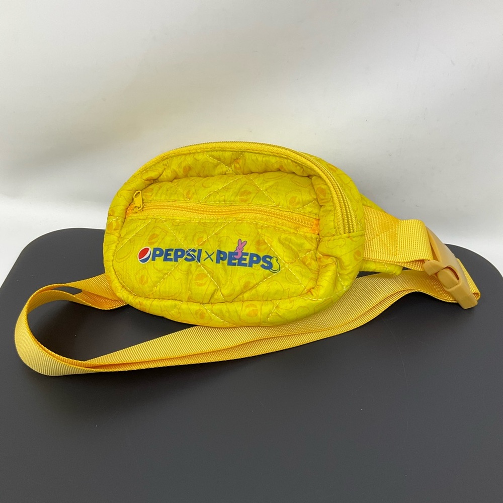 RARE Limited Edition NEW Pepsi x Peeps Candy Yellow fanny pack New